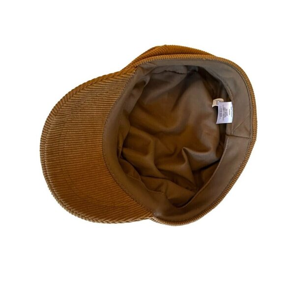 Brown Corduroy Hat Made From 100% Recycled Polyester - Picture 2 of 6